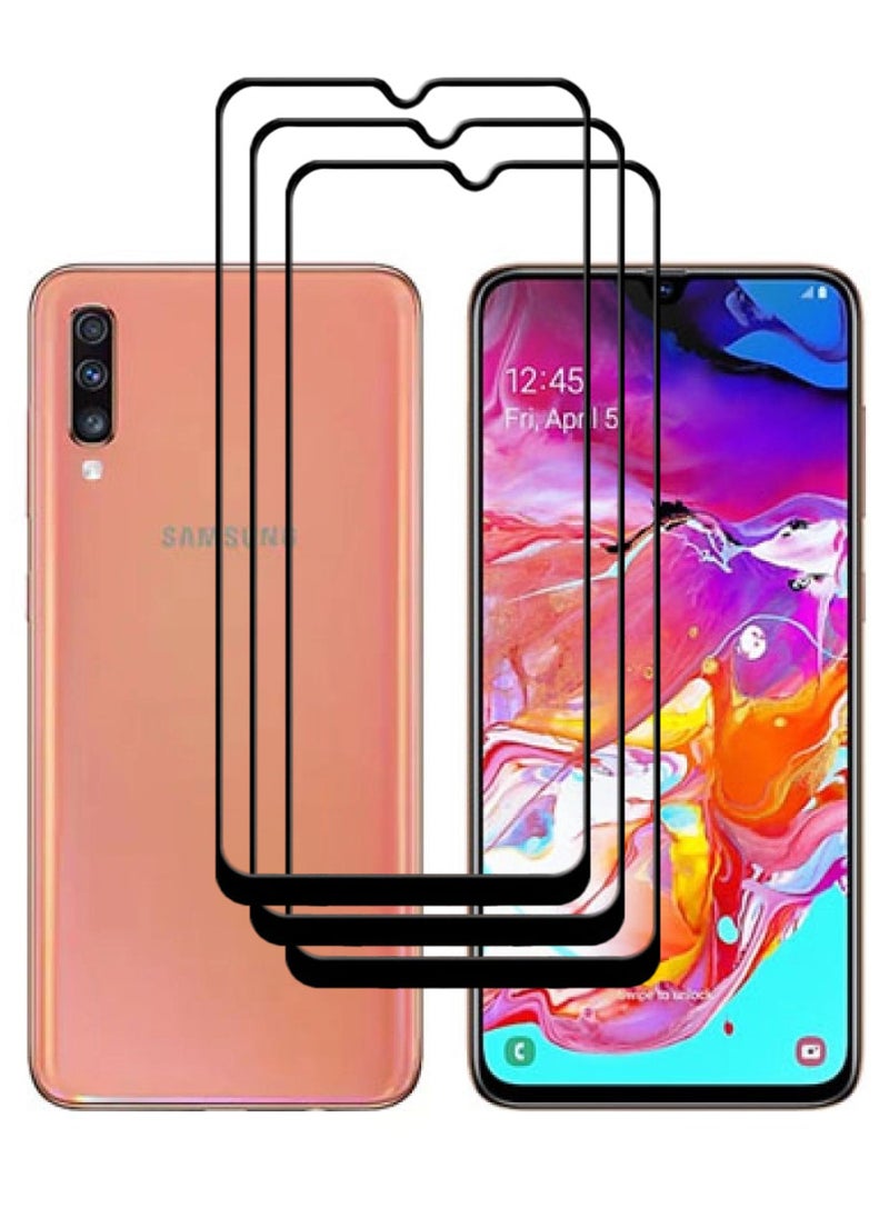 أكاليكس 3 قطع، حماية شاشة، لهاتف سامسونج جالاكسي A70، جودة ممتازة. - Image 1