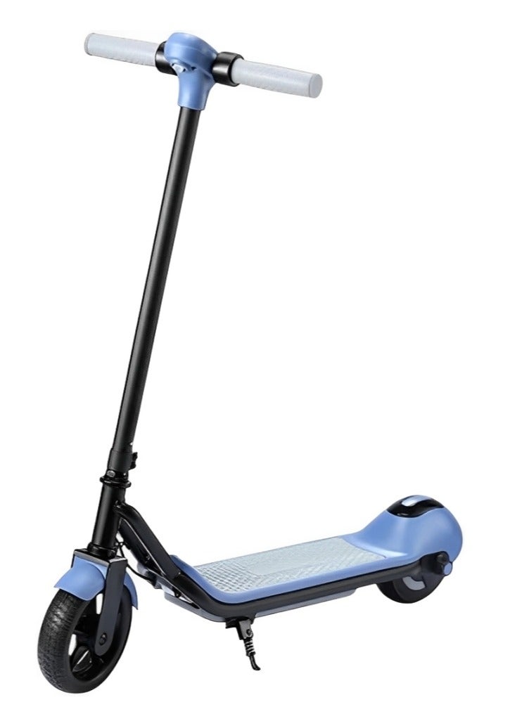 Shard Kids Electric Scooter with 24V Foldable Scooter, Headlight, Floor atmosphere Lamp, Rear Lamp belt, Bluetooth Connectivity with power, Gear, Speed Display, 110W Brushless motor, Blue  - Image 1