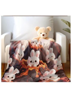 General Flannel thin blanket (warm and comfortable, suitable for sleep, gaming, dust removal and sandproof) 150cm*200cm - 1017  - Image 4