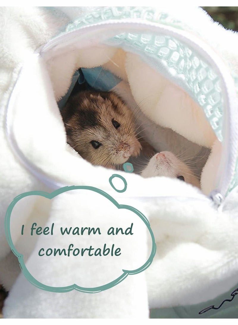 حقيبة سفر محمولة خارجية للهامستر - حقيبة نقل للحيوانات الصغيرة - حقيبة خارجية للهامستر والسكر غلايدر والسناجب - Image 2