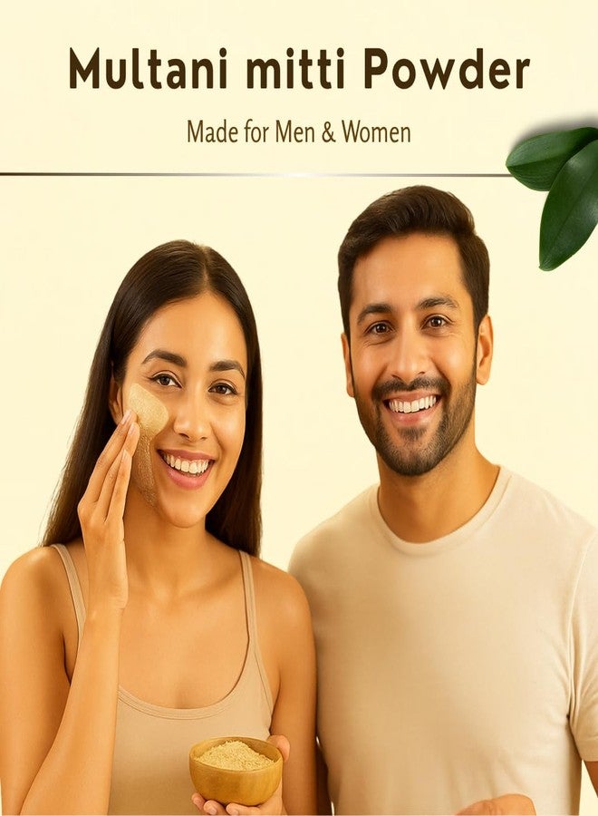 Smartdrops Multani Mitti for Face | Multani Mitti | multani mitti for hair | 100% Natural Powder for Face, Skin and Hair Pack | (PACK 3 (100G)) - Image 5