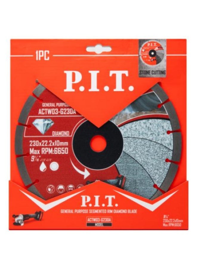 قرص قص جرانيت 230 مم P.I.T موديل ACTW03-G230A