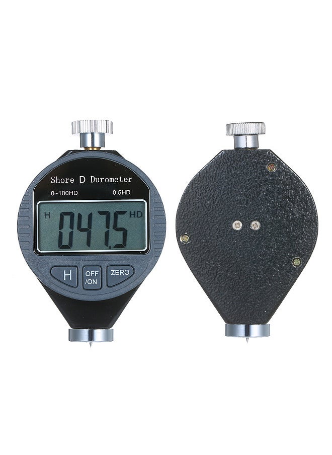 Generic - Portable 0-100HD Shore D Hardness Tester Meter Digital Durometer Scale for Rubber Tire Plastic Flooring with Large LCD Display - Image 1