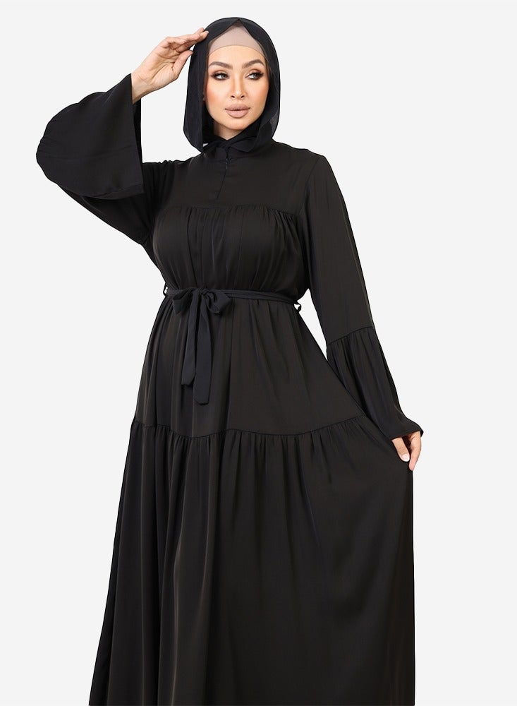 عباية حريمي حرير ادوار فاخره خامه حرير  _ CODE ABAYA 5003 - Image 1