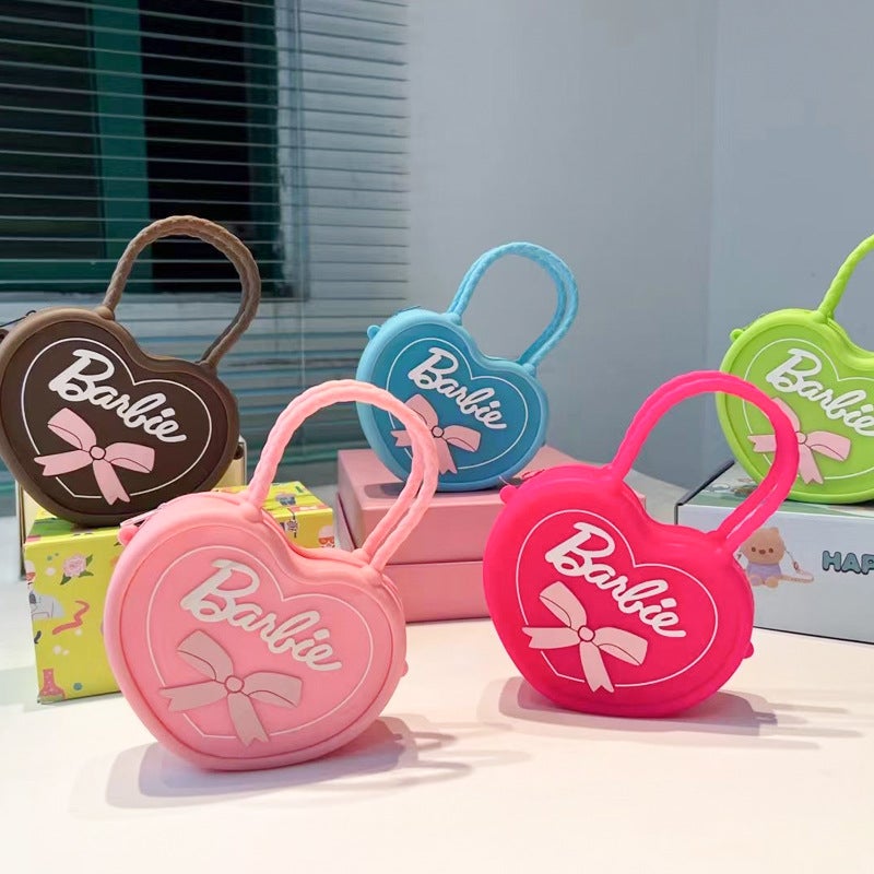 2023 New Barbie Silicone Bag Creative Cartoon Crossbody Shoulder Bag Children Coin Purse - Image 2