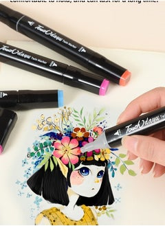 Touch 80-color double-sided marker marker set with carrying bag for adults and children artists  - Image 4