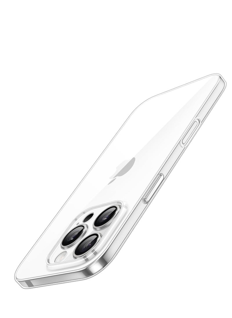 Raxoom Ultra Slim (0.35mm Thin) Clear Case for iPhone 16 Pro 6.3 Inch â€“ Camera Lens Full Protection, Lightweight Transparent PP Hard Minimalist Cover (Clear) | Anti-Fingerprint & Non-Yellowing - Image 1