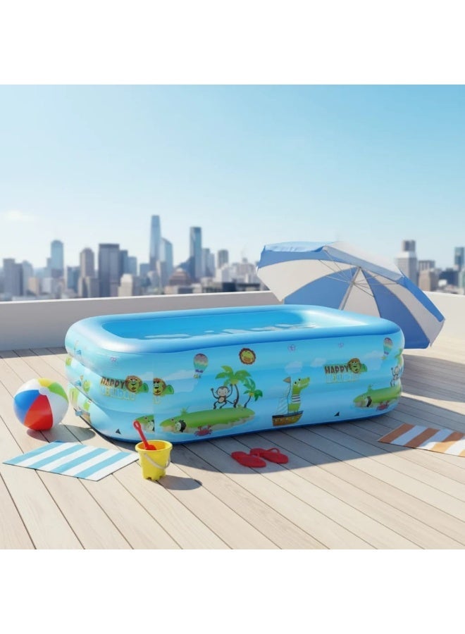Inflatable Kids Swimming Pool – Baby Pool 180 cm | Children's Water Play Pool | Small Inflatable Pool | Premium Quality - Image 1