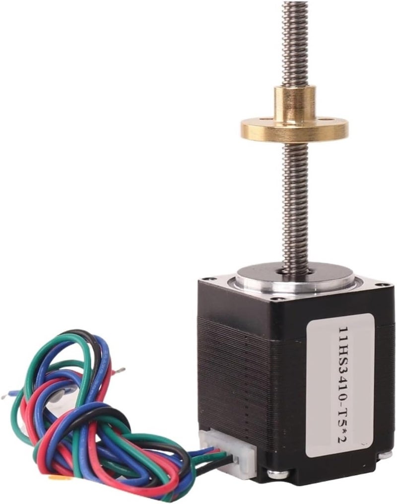 محرك خطوي Nema 11 عزم دوران 0.1 نيوتن متر عمود 5 مم 3410S T5x2 150 مم لآلات ثلاثية الأبعاد - Image 1