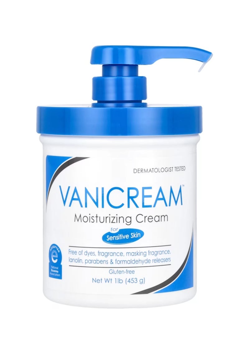 Vanicream Moisturizing Cream For Sensitive Skin 1 lb (453 g)  - Image 1