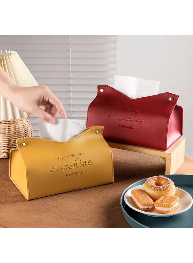 حامل علبة المناديل الرمادي الفاتح الحديث مزخرف للمعيشة والمطبخ والمكتب - Image 5