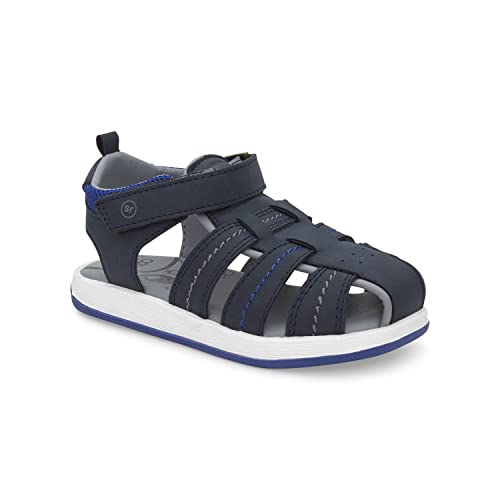 Stride Rite 360 Boys Paddy Sandal, Navy, 6 Toddler - Image 1