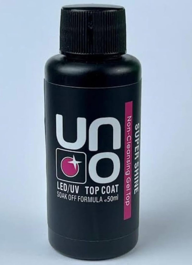 Uno Top Coat Super Shine Clean UV LED 50ml Transparent