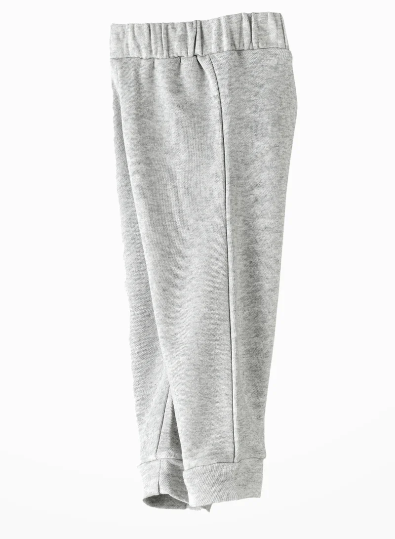JAM Boys' Solid Grey Elastic Waist Joggers