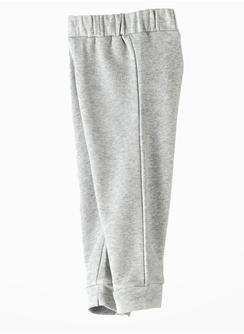 JAM Boys' Solid Grey Elastic Waist Joggers  - Image 3