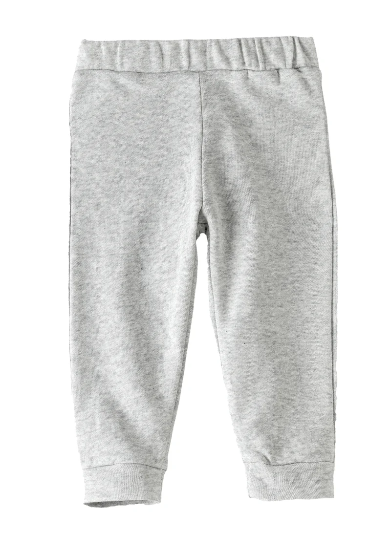 JAM Boys' Solid Grey Elastic Waist Joggers