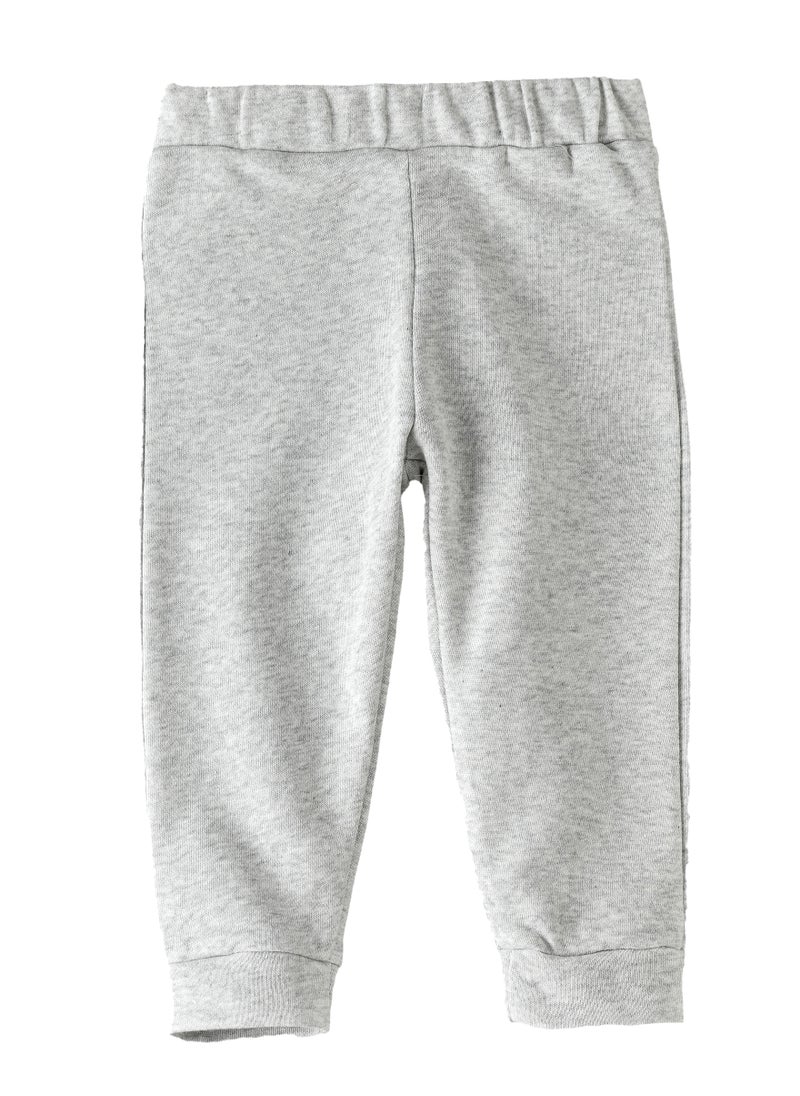 JAM Boys' Solid Grey Elastic Waist Joggers  - Image 1