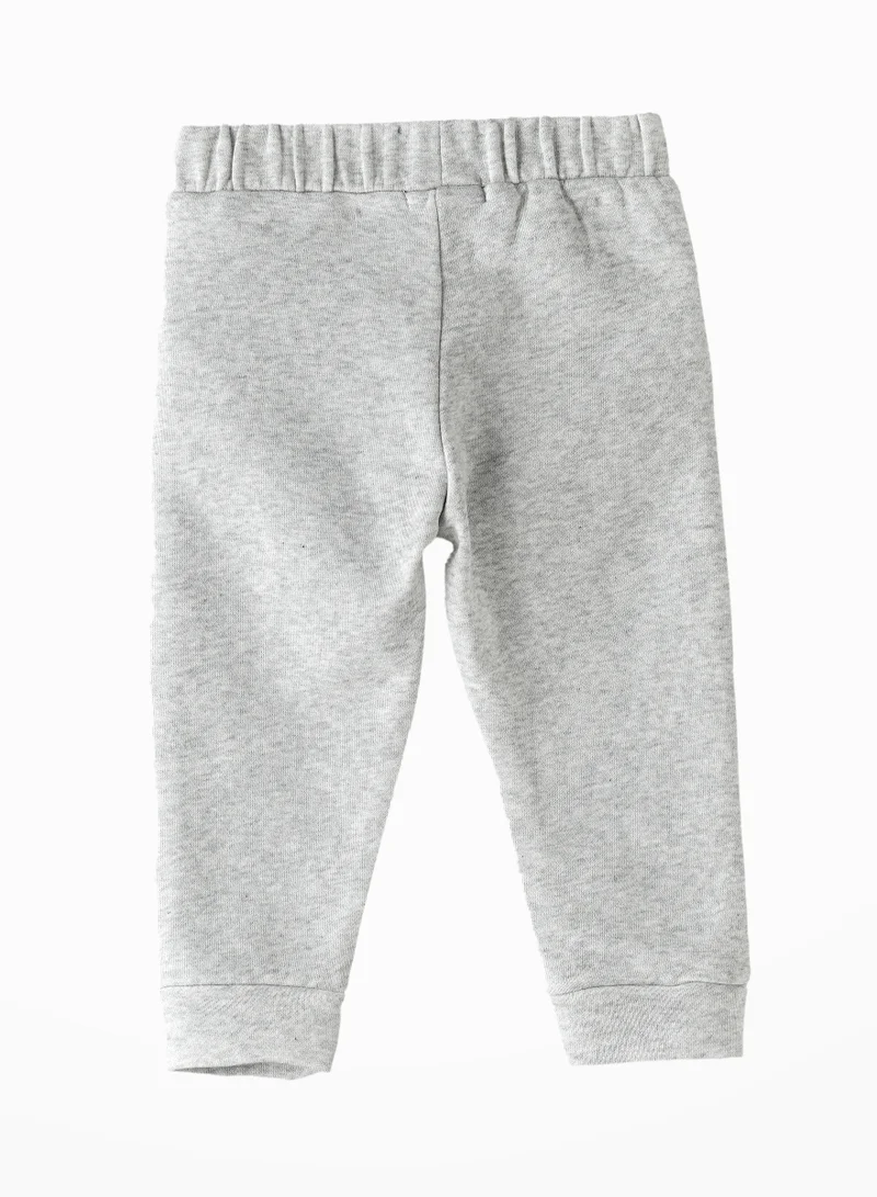 JAM Boys' Solid Grey Elastic Waist Joggers