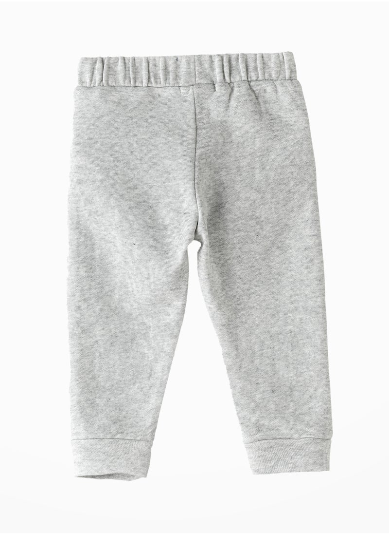 JAM Boys' Solid Grey Elastic Waist Joggers  - Image 2