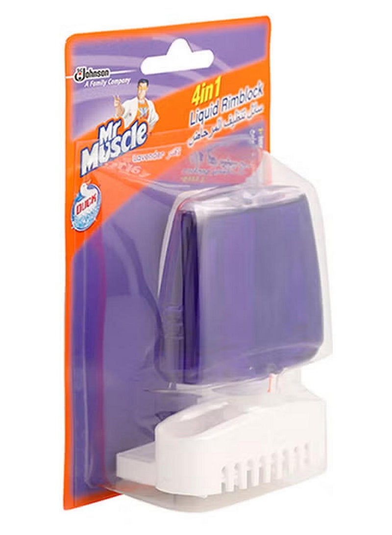 Mr Muscle Lavender Liquid Rim Block Toilet Freshener Intense Freshness With Each Flush 55 ML - Image 2