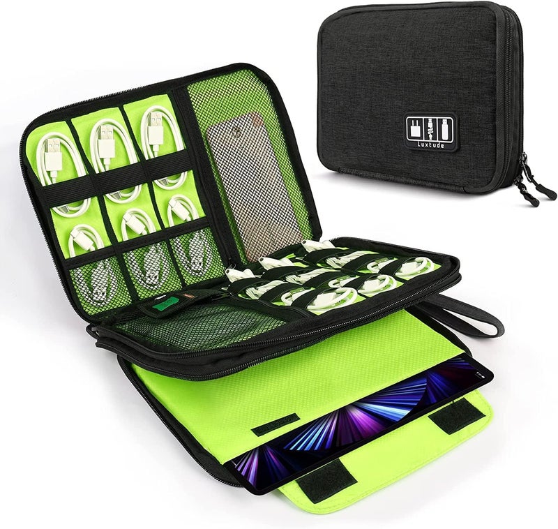 Cord Organizer Travel, Cable Organizer Bag, Portable Electronics Organizer, Travel Essentials for Cord Storage/Charger Storage/Cable Storage