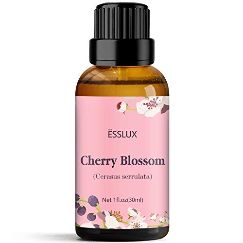 ESSLUX Cherry Blossom Essential Oil ESSLUX Aromatherapy Oils for Diffuser Massage Soap Candle Making Perfume 30 ml - Image 1