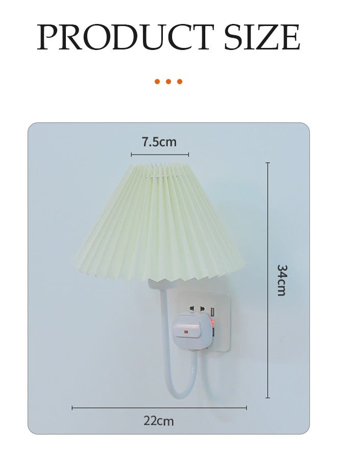 دونيسو اضاءة حائط LED، مصباح حائط LED مثبت على الحائط مع قابس ثلاثي السنون، وضع استشعار واحد، قابل للتعتيم بدرجة حرارة لون واحدة، للحائط والدرج وغرفة الأطفال والممر وغرفة النوم والخزانة والخزانة بلون دافئ واحد - Image 2