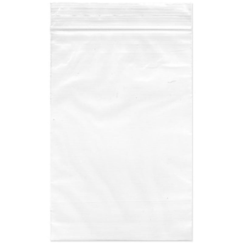 Plymor 4" x 6" (Pack of 100), 6 Mil Industrial Duty Zipper Reclosable Plastic Bags