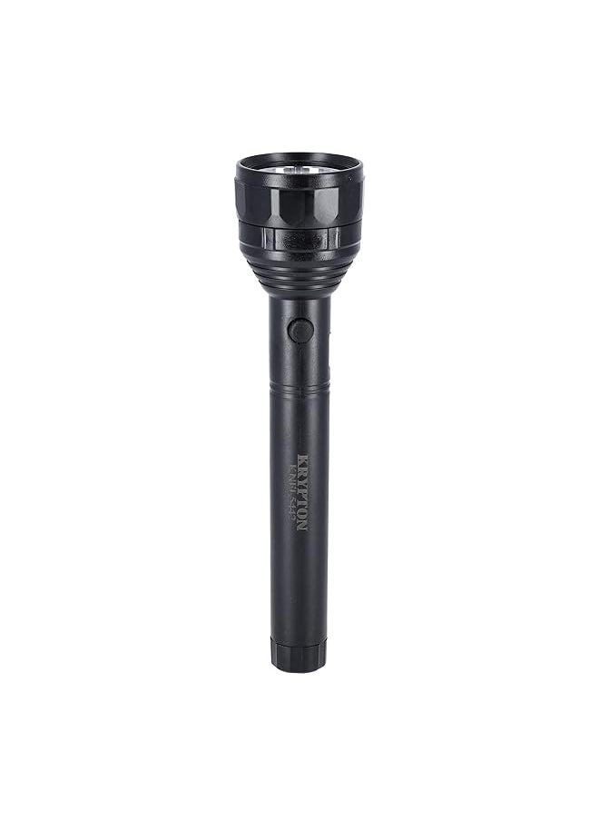 KRYPTON - Rechargeable Led Flashlight Usb Chargeable Torch Knfl5442 3W Hi Power Led Light 8 Hours Working Lifetime On Cree Led Ideal For Trekking Camping And More - Image 1