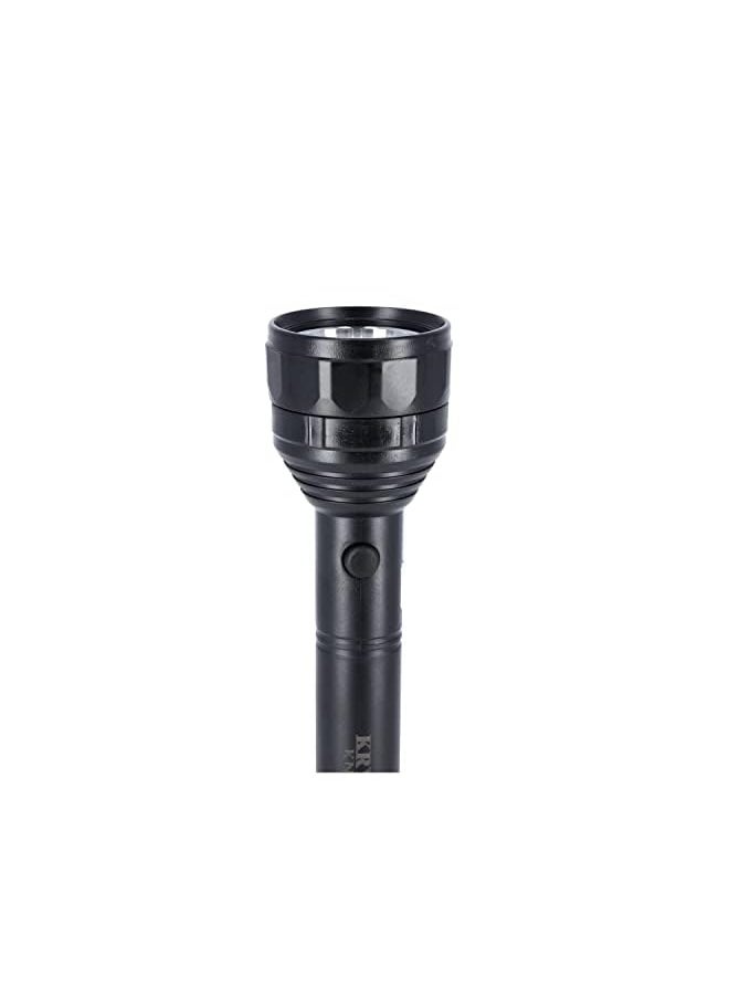 KRYPTON - Rechargeable Led Flashlight Usb Chargeable Torch Knfl5442 3W Hi Power Led Light 8 Hours Working Lifetime On Cree Led Ideal For Trekking Camping And More - Image 1