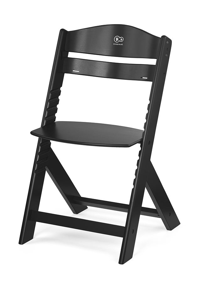 Kinderkraft Enock Baby Highchair With Pillow - Black/White - Image 3