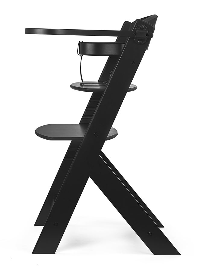 Kinderkraft Enock Baby Highchair With Pillow - Black/White - Image 4