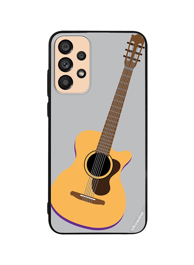 VR CREATIVE Protective Case Cover For Samsung Galaxy A73 5G Guitar Musical Design Multicolour - Image 1