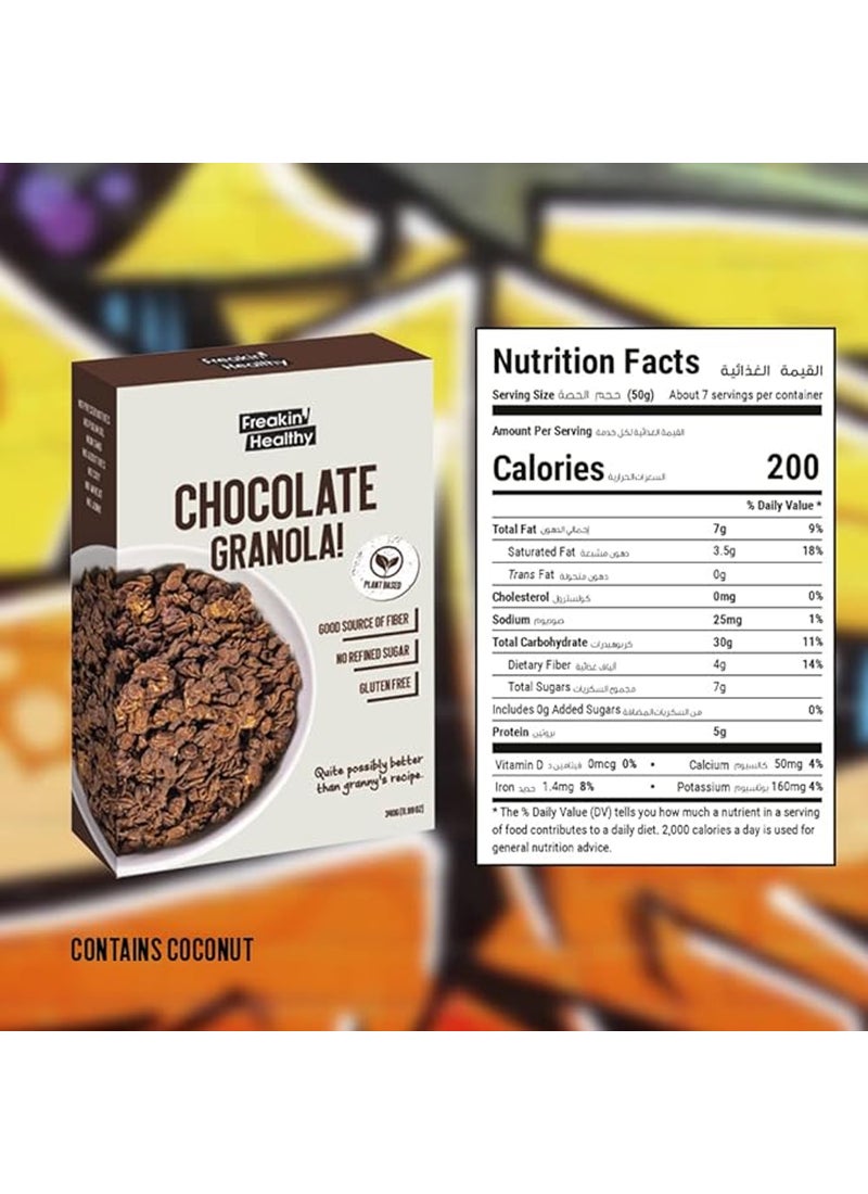 Freakin Healthy Chocolate Granola 340g - Image 3