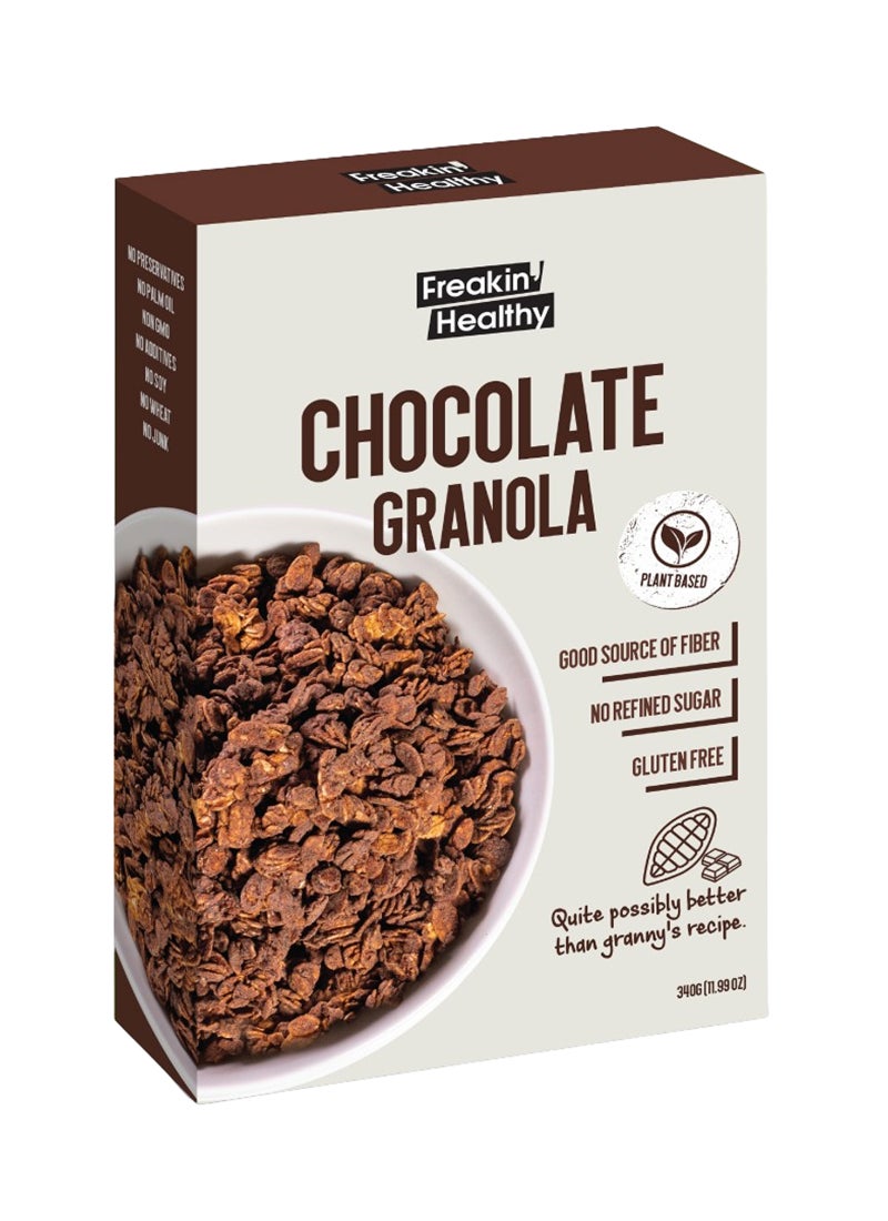 Freakin Healthy Chocolate Granola 340g - Image 1