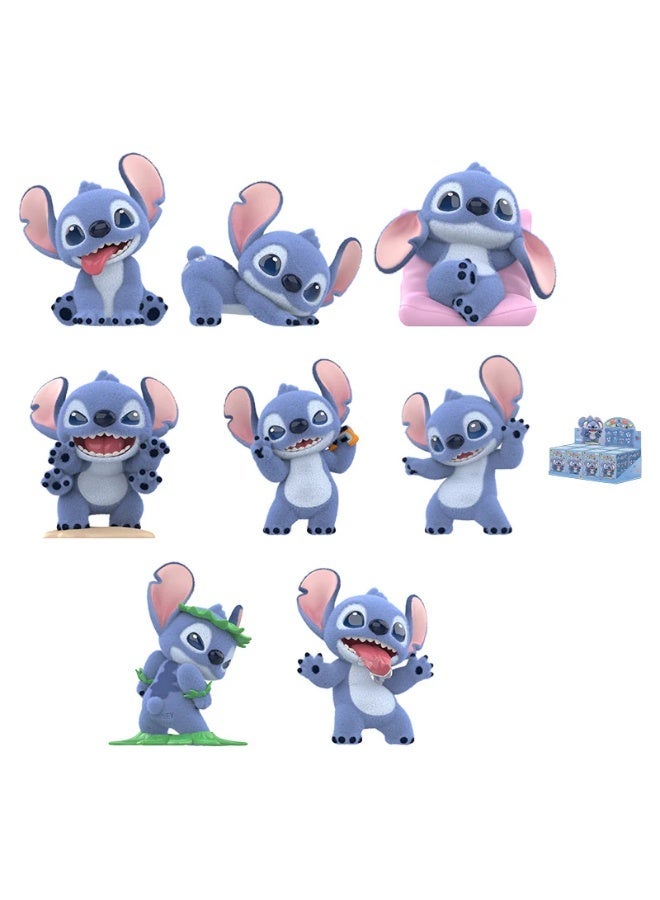 MINISO x Disney Stitch Always by Your Side Collection Collectible Figure Blind Box, Full Display Set of 8 Sealed Mystery Boxes, Character Collectible for Display and Gifting - Image 1