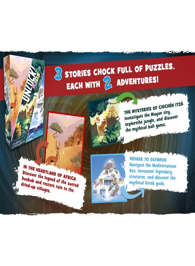 Asmodee Unlock! Kids: Legend Stories Card Game - Escape Room Game for Kids and Adults, Cooperative Mystery Game for Family Game Night, Ages 6+, 1-4 Players, 20-60 Minute Playtime, Made by Space Cow - Image 4