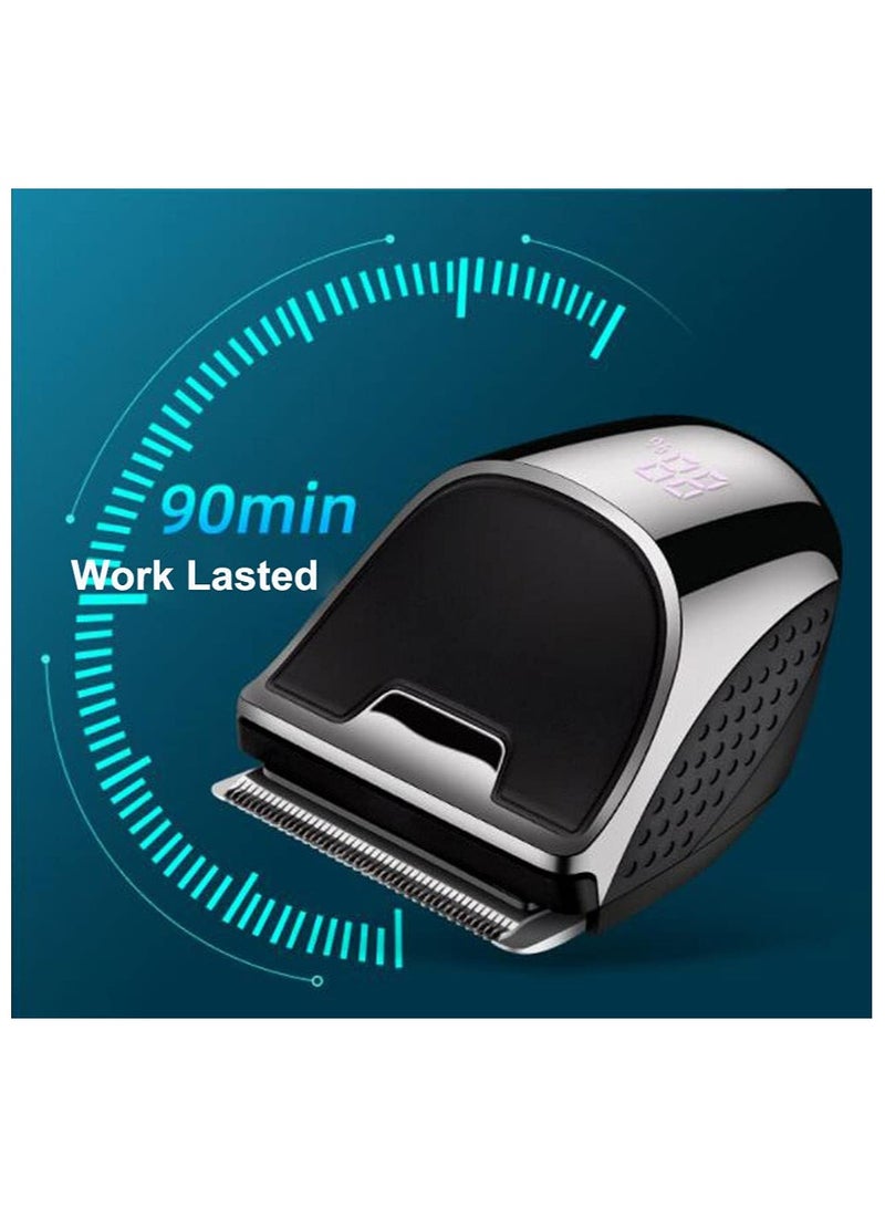 Cordless Electric Hair Clipper for Men, USB Rechargeable Professional Trimmer, Self-Grooming Haircut Kit for Close Cuts & Head Shaves, Ideal for Home Use.