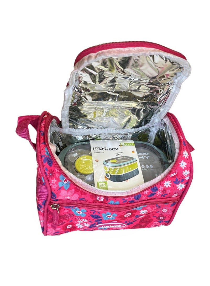 nuzki Nuzki Kids Insulated Lunch bag,Cooler Bag Travel Lunch Tote Bags With Adjustable Strap For School Children Student.  - Image 4