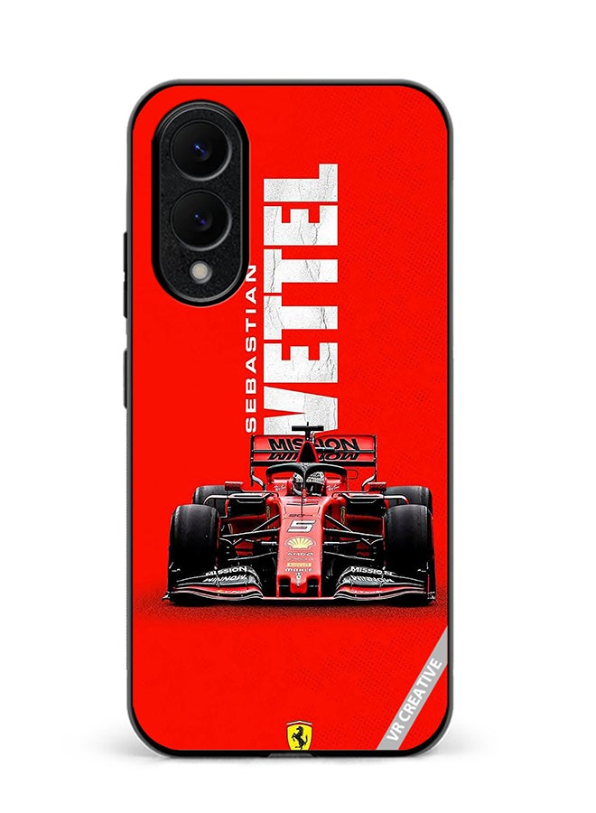 VR CREATIVE Protective Case Cover For Samsung Galaxy S25 Edge F1 Racing Car Design Multicolour
