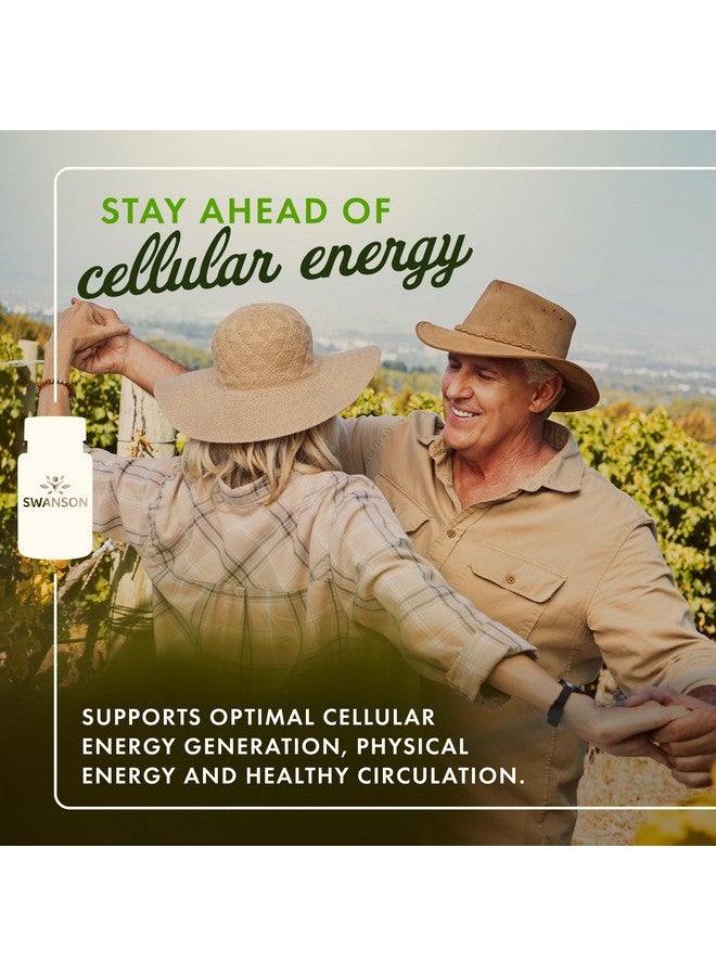 SWANSON سوانسون أقصى قوة بيك ATP - مكمل طبيعي يعزز دعم الطاقة الخلوية - يدعم الأداء البدني ويعزز دعم تدفق الدم الصحي - (30 كبسولة نباتية، 400 ملغ لكل منها) عبوة واحدة - Image 2