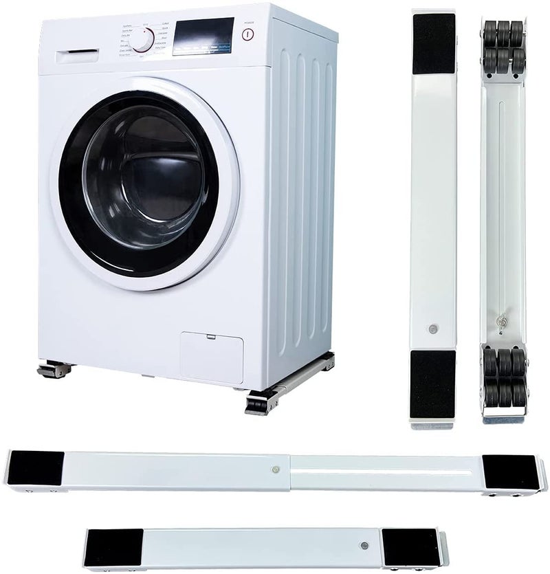 YOGIMOONI Multifunction Heavy Duty Moving Washing Machine Stand Movable Washing Machine Base Fridge Trolly Refrigerator Stand (Load Capacity 300 KG) - Image 1
