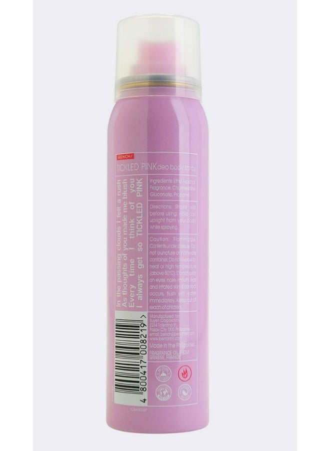 Bench Pink Tickled Pink Deo Body Spray 100ml - Image 3