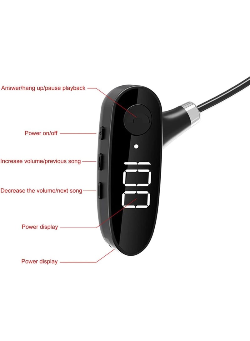 SOLARAE Bone Conduction Headphones Bluetooth Sports Open Ear Wireless neckphone Headset Sweatproof with Mic for Cycling Running Driving Gym - Image 2