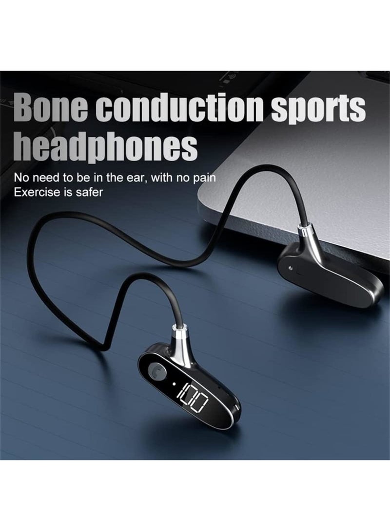 SOLARAE Bone Conduction Headphones Bluetooth Sports Open Ear Wireless neckphone Headset Sweatproof with Mic for Cycling Running Driving Gym - Image 3