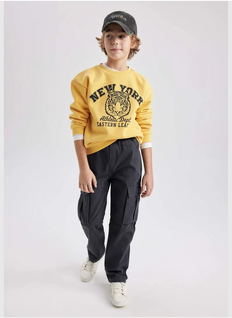 DeFacto Boy Cargo Fit Woven Trousers