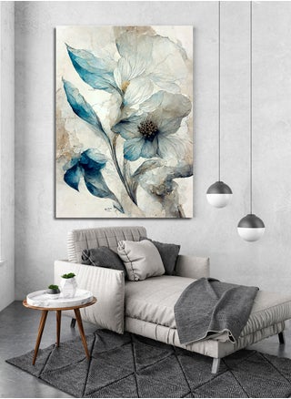 Canvas Wall Art Stretched Over Wooden Frame with Floral Pattern Abstract Painting - pzsku/ZBA99F194734DC5369ED2Z/45/_/1731364726/2989d925-fc39-4324-9e58-49dea3ad49e6
