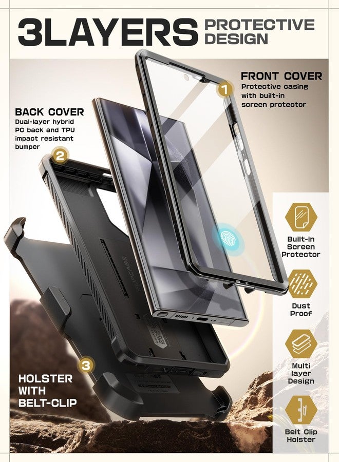 SUPCASE Case for Samsung Galaxy S24 Ultra [UBPro] Heavy Duty Case with Screen Protector for S24 Ultra,Chevron - Image 5