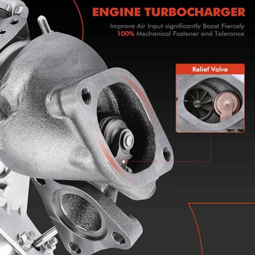 A-Premium Left Side Complete Turbocharger Turbo Kit with Gasket Compatible with Ford F-150 F150 2013-2016, Expedition 2015-2016, Transit-150 250 350 2015-2016, V6 3.5L, KOCG - Image 4