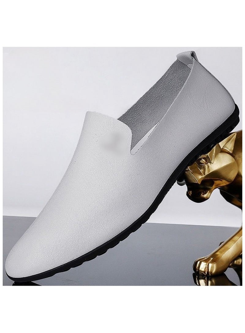 Shougu Versatile Retro Casual Leather Shoes - Image 1